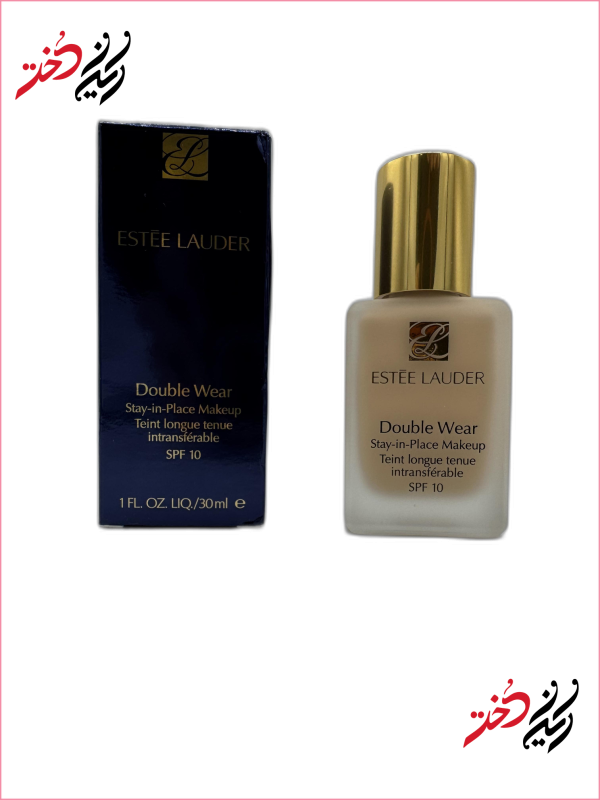 نمای جلوی کرم پودر استی لادر Double Wear رنگ 3W1 Tawny