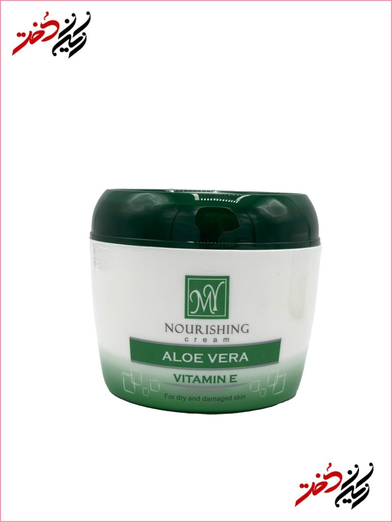 کرم تغذیه‌کننده آلوئه‌ورا و ویتامین E برند M مناسب پوست خشک