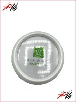 درب سفید کرم جوجوبا برند M با لوگو سبز رنگ