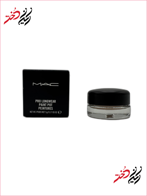 سایه کرمی مک مدل Pro Longwear Paint Pot در بسته‌بندی شیشه‌ای با درب مشکی