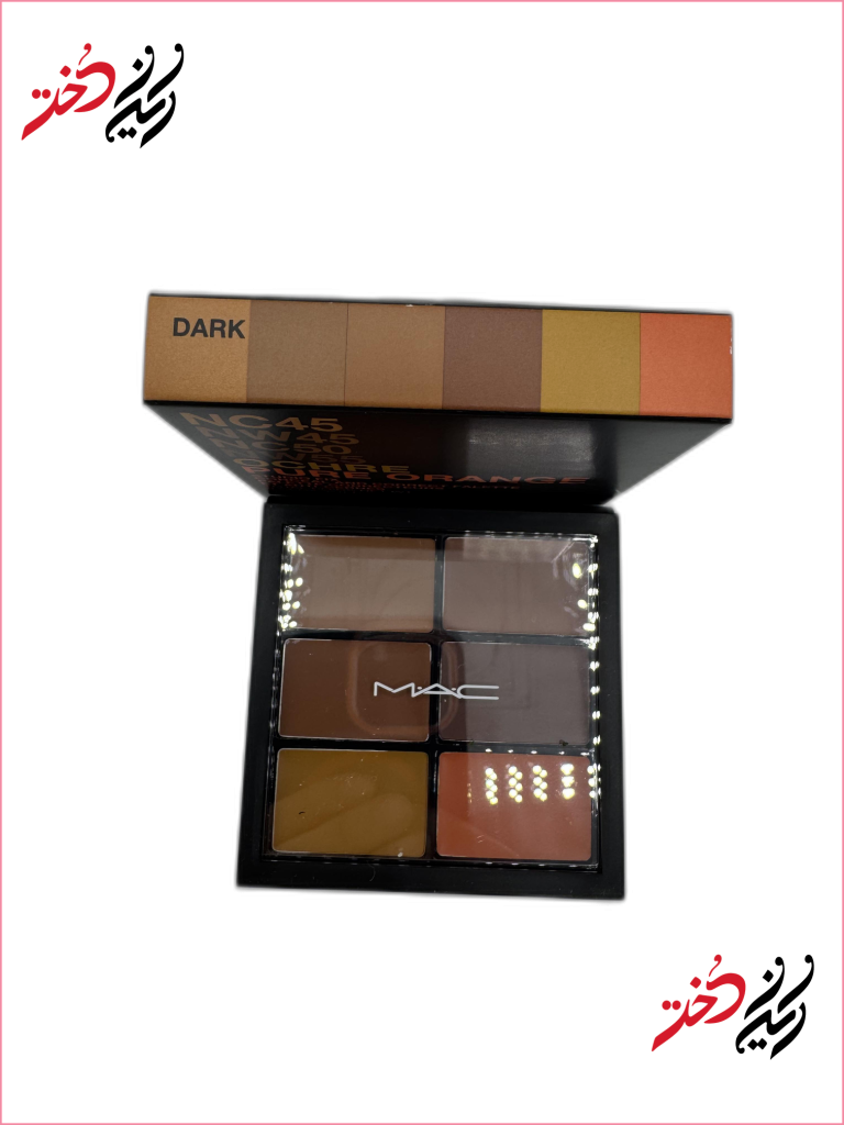 پالت کانسیلر و کورکتور مک Studio Fix رنگ Dark – شامل Pure Orange و تناژهای NC45 تا NW55 - Image 2
