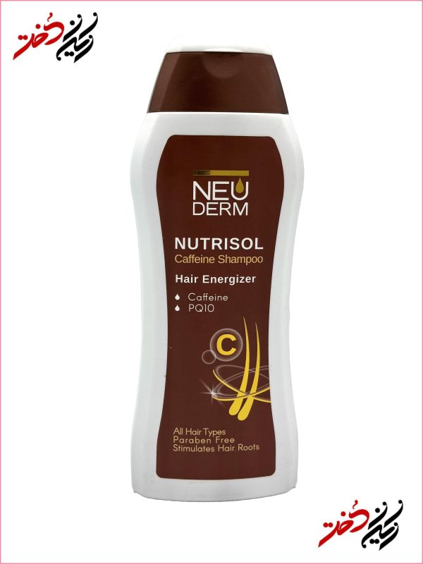 شامپو کافئین نئودرم Nutrisol مناسب انواع مو بدون پارابن