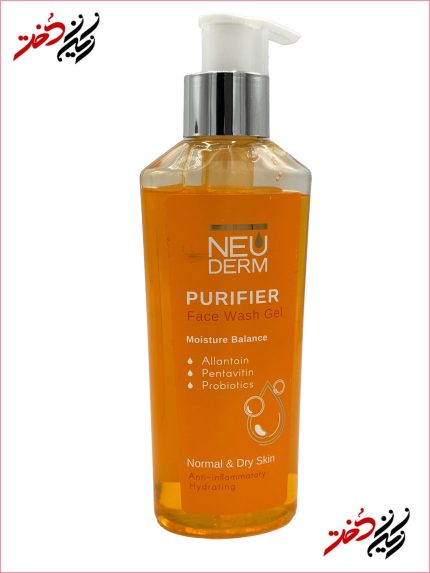 ژل شستشوی صورت نئودرم مدل Purifier مناسب پوست خشک و نرمال