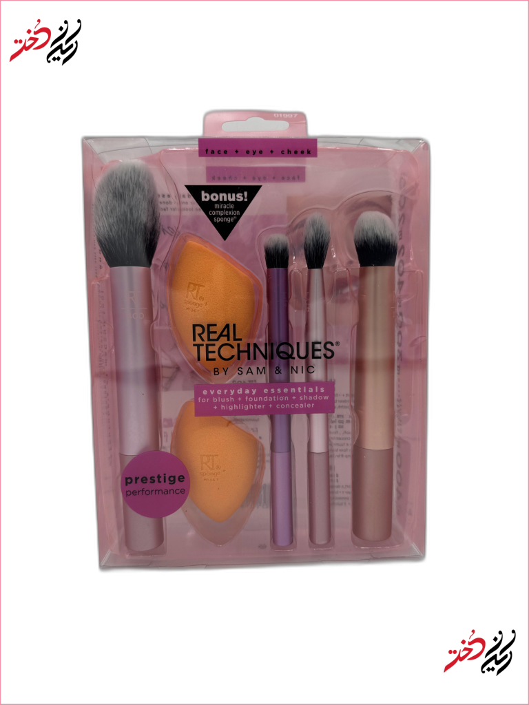 ست ۸ عددی براش چشم ریل تکنیکس مدل Everyday Eye Essentials برای سایه و خط چشم