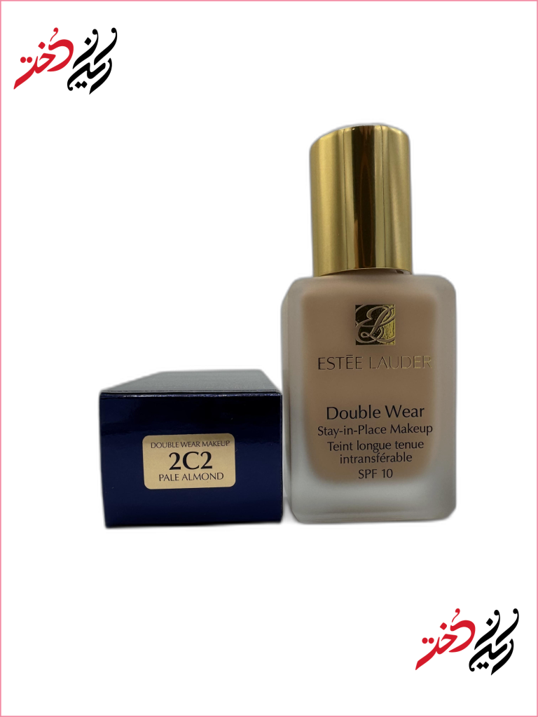 نمای بالای جعبه کرم پودر استی لادر با مشخصات رنگ 2C2 Pale Almond