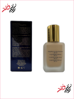 نمای پشت بسته‌بندی کرم پودر Double Wear با اطلاعات محصول