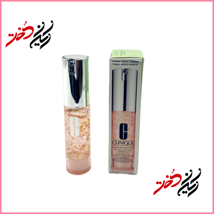 سرم چشم کلینیک مدل Moisture Surge Eye 96-Hour Hydro-Filler Concentrate – نمای جلوی بطری و جعبه اورجینال – ایران دخت