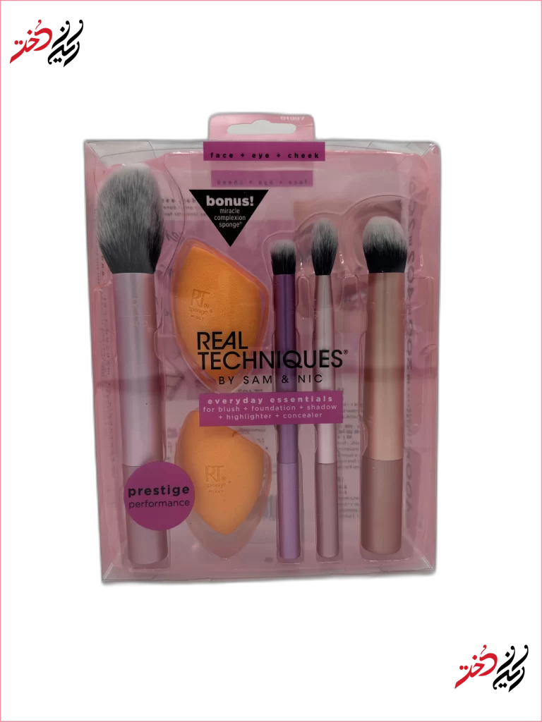 ست ۸ عددی براش چشم ریل تکنیکس مدل Everyday Eye Essentials برای سایه و خط چشم